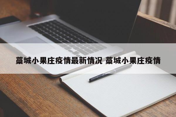 藁城小果庄疫情最新情况 藁城小果庄疫情